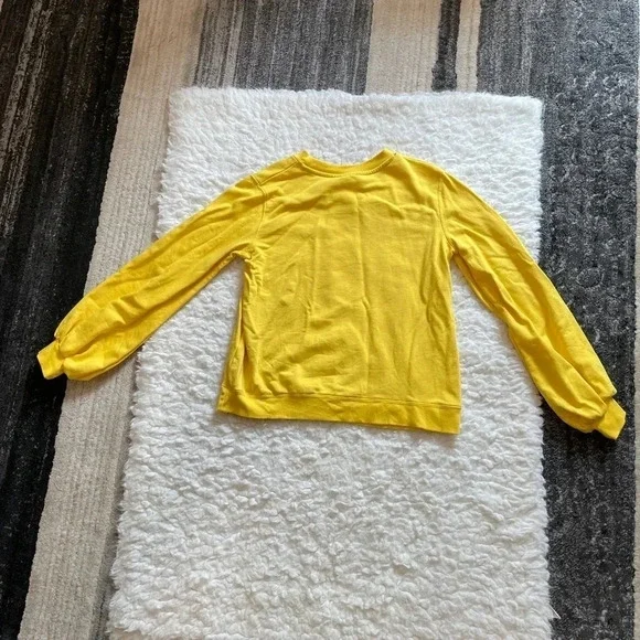 Walt Disney World Yellow Mickey Pullover Crewneck Sweatshirt Size Small - Picture 9 of 13